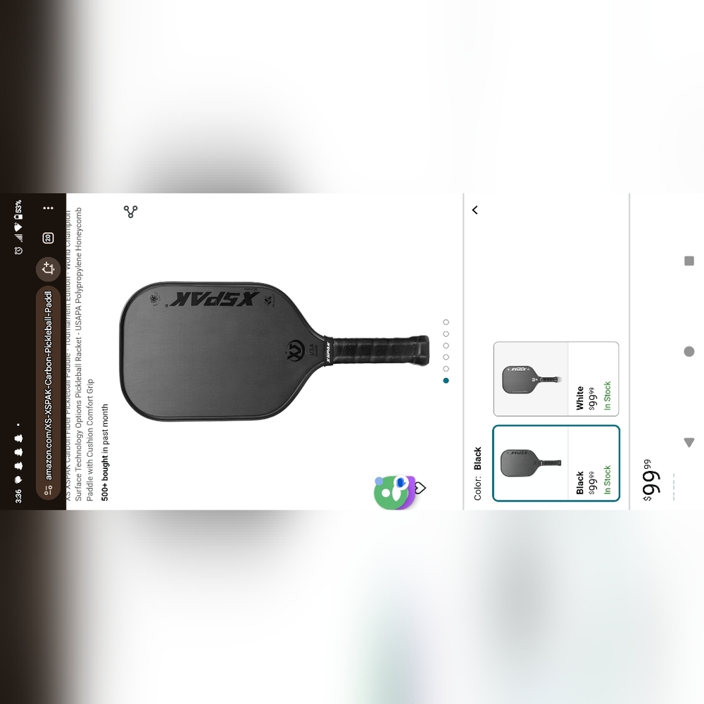 XSPAK pickle ball paddle